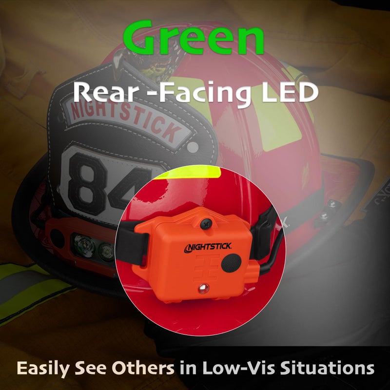 Nightstick DICATAâ„¢ XPP-5462RX X-Series Intrinsically Safe Low-Profile Dual-Light Headlamp, Red - Image 4